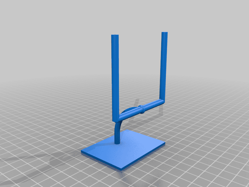 Super Bowl Food Stadium Football goals — 3D model preview