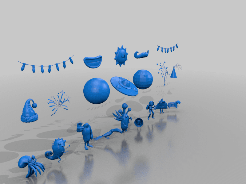 party gubbins/props — 3D model preview