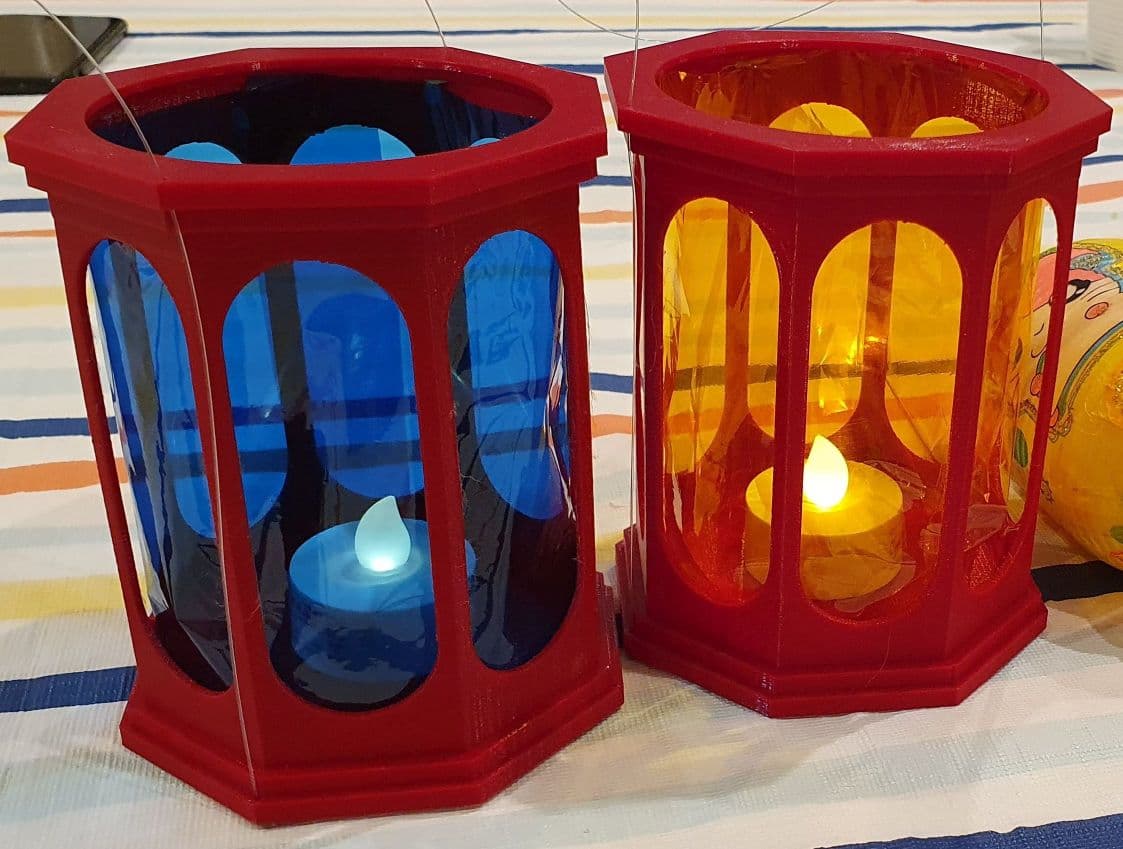 Lantern for Mid-Autumn Festival Bottom — 3D model preview