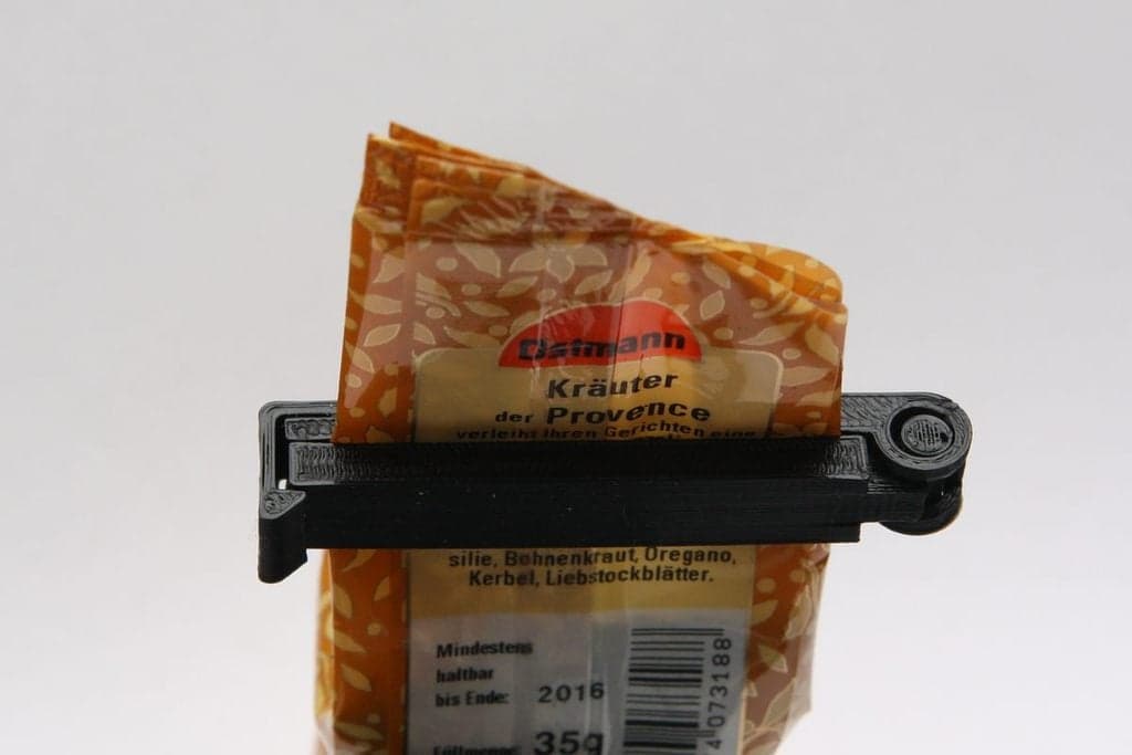 Bag Clip - PLA compatible — 3D model preview