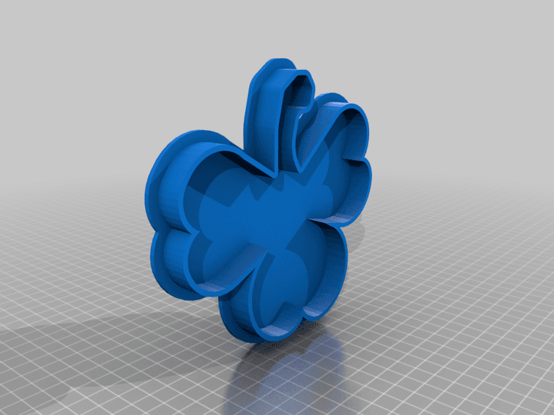 St Patricks Day cookie cutter — 3D model preview