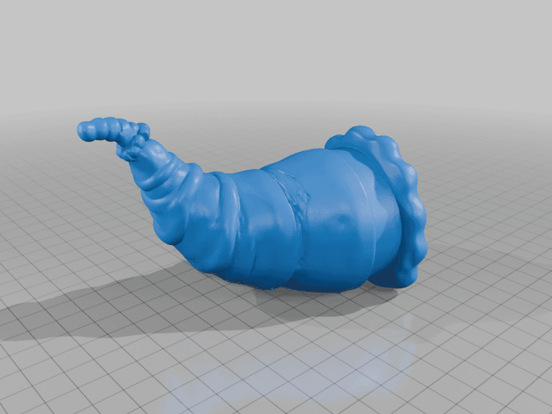 Decorative Thanksgiving Cornucopia with Harvest Bounty for Festive Display StarForge Kits 3D Print STL File — 3D model preview