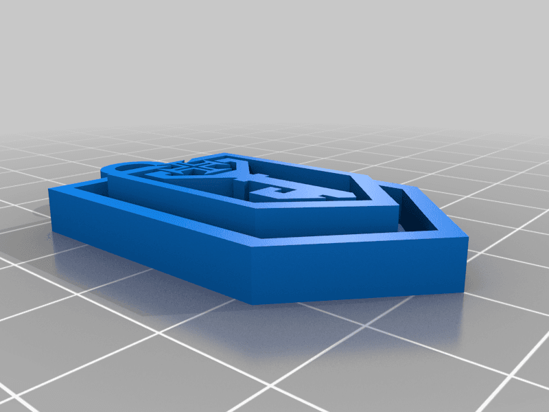 Ingress Resistance Portugal Keychain — 3D model preview